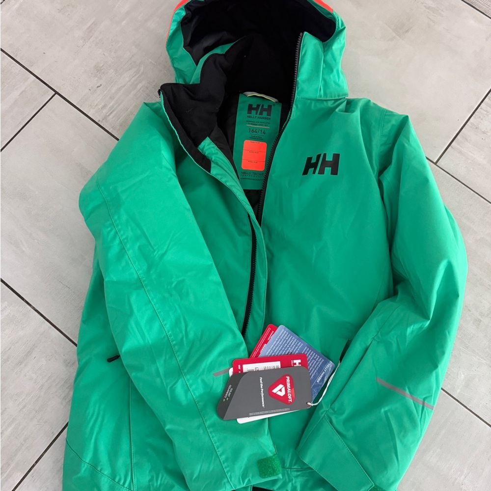 Helly Hansen Juniors size 14 Green ski jacket/pants- fits women size S (size 4)